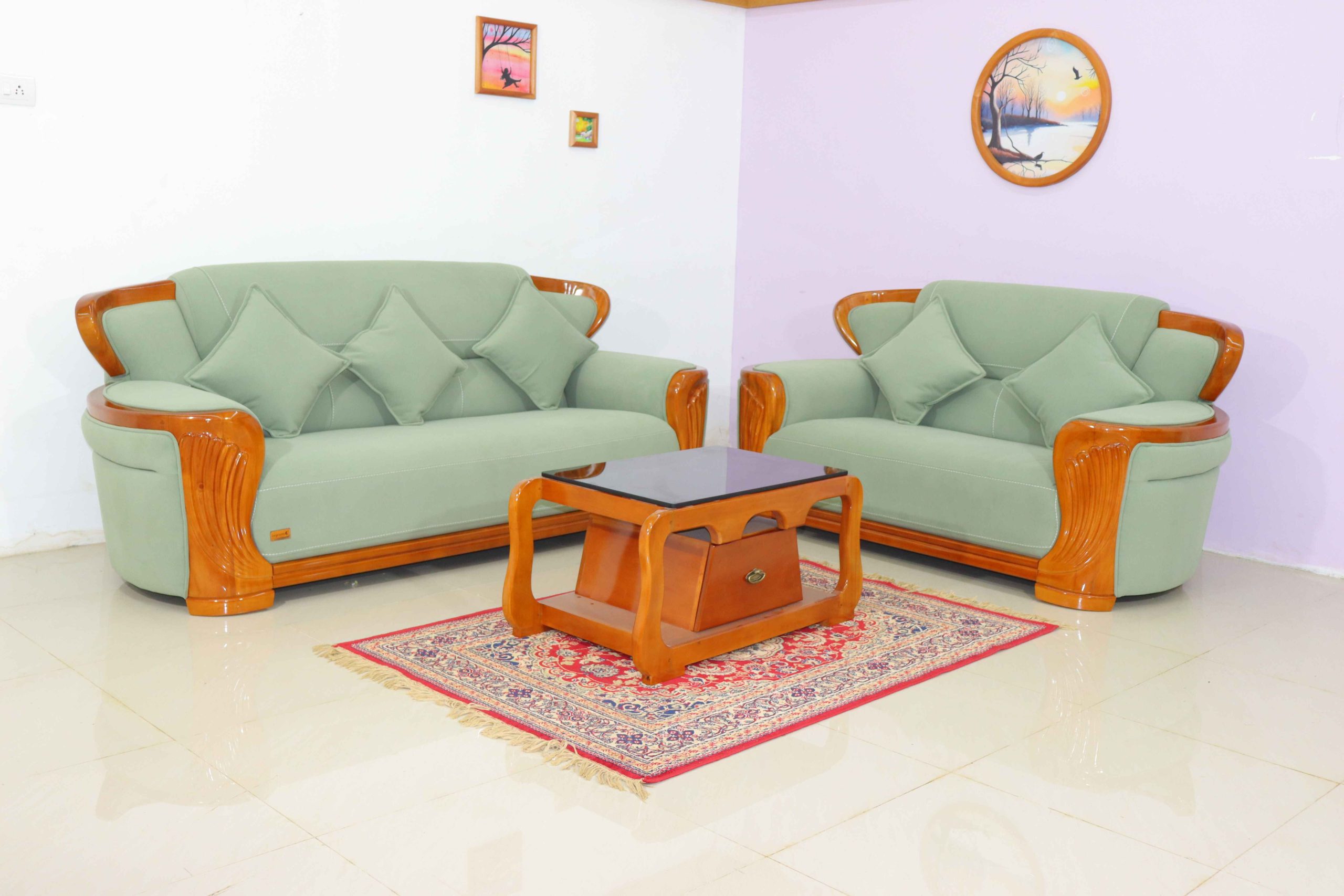 LG 615 Cream Color Sofa