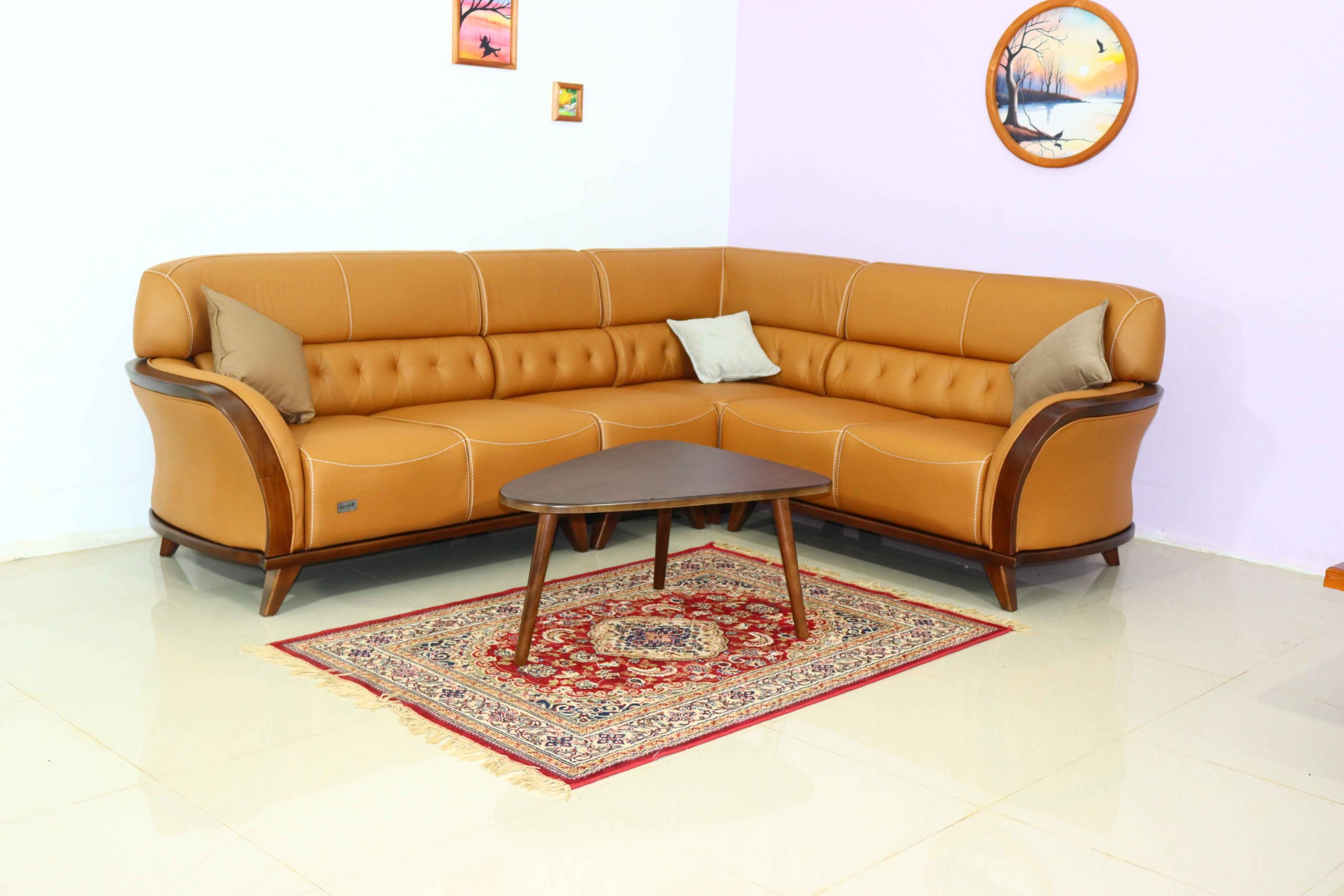 LuxeGold Sofa