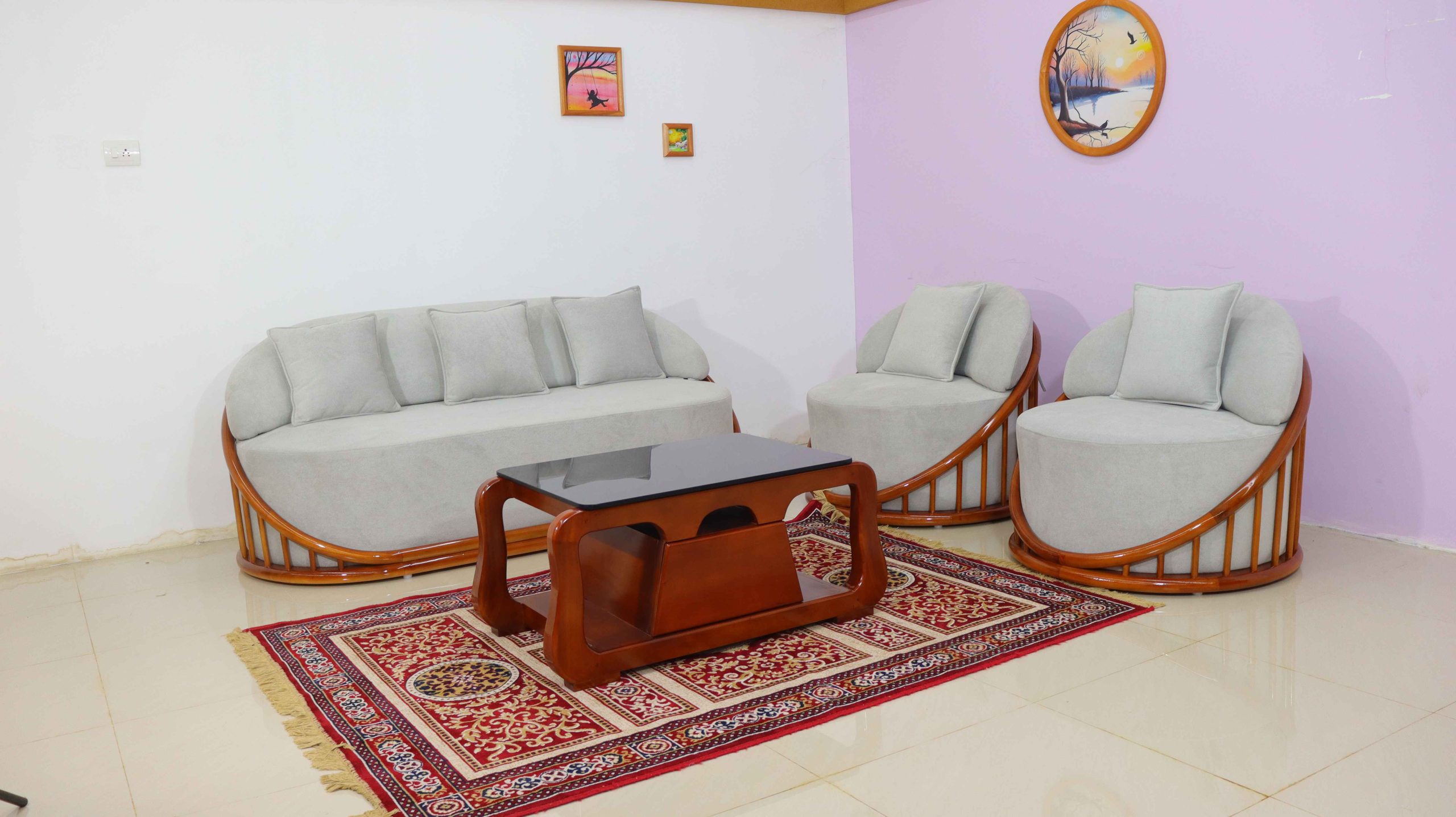 SkyLuxe Fabric Sofa