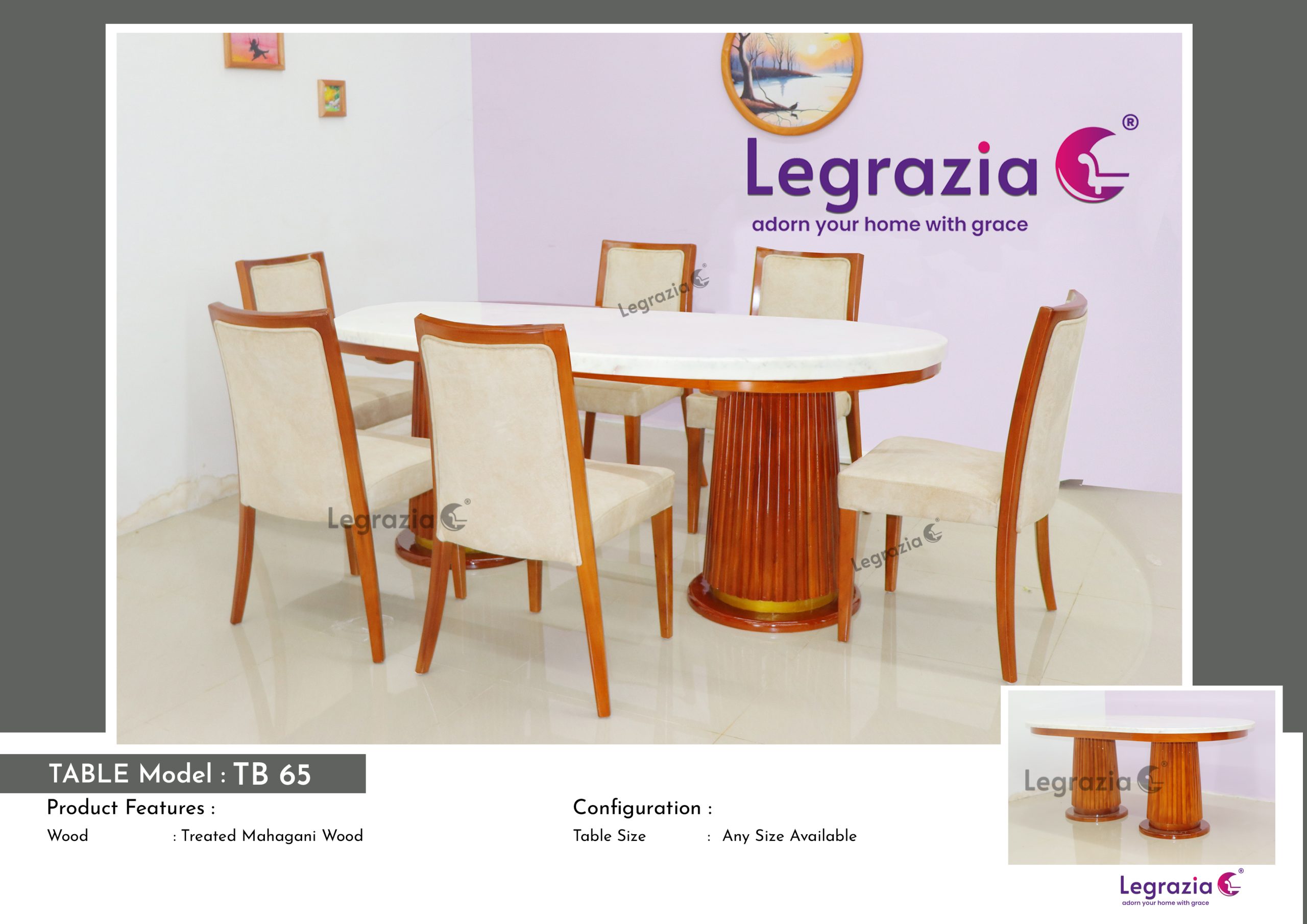 TB 65 Dining Table Set