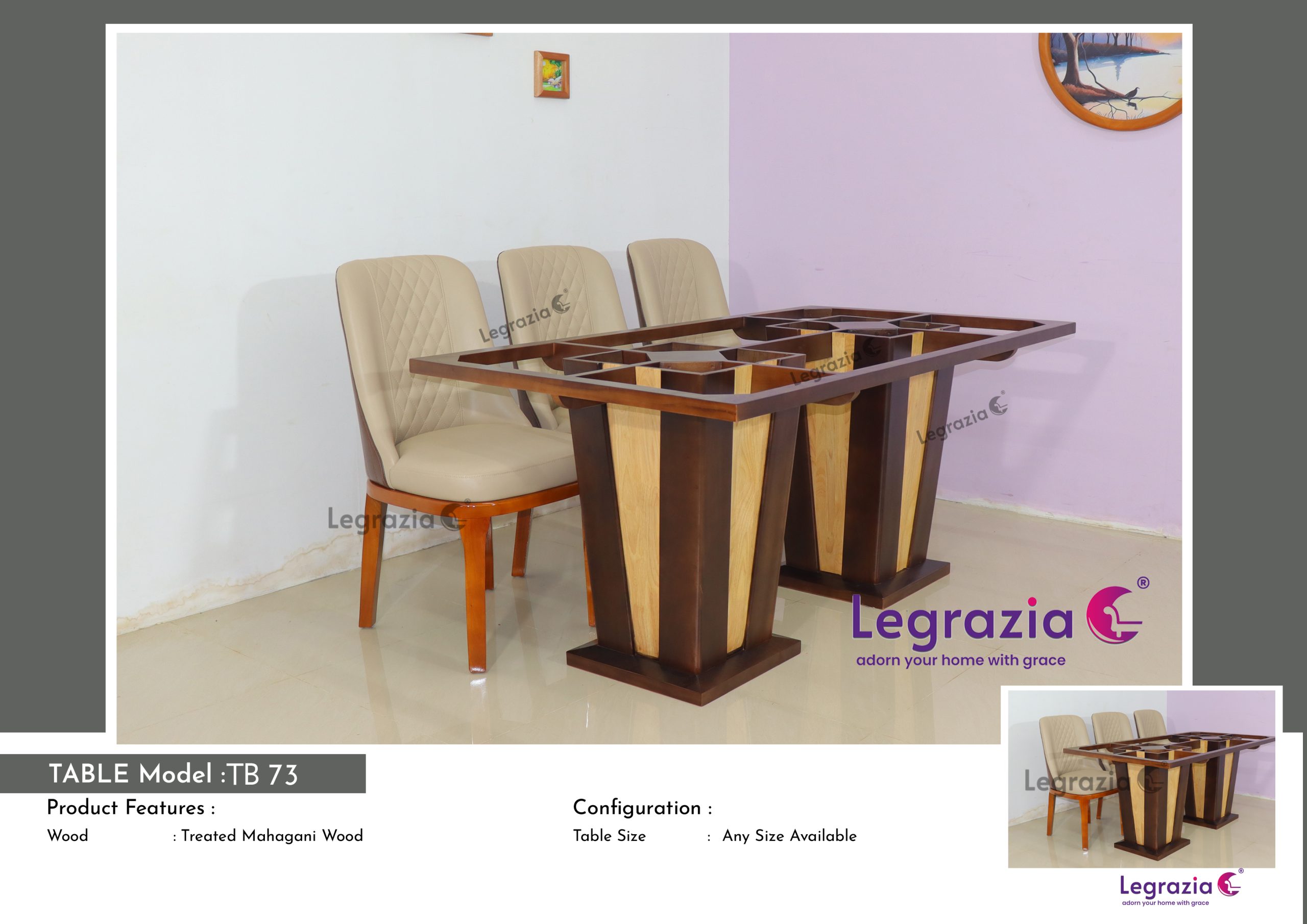 Legrazia TB 68 Dining Table Set