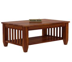 Wooden Rectangle Center Teapoy